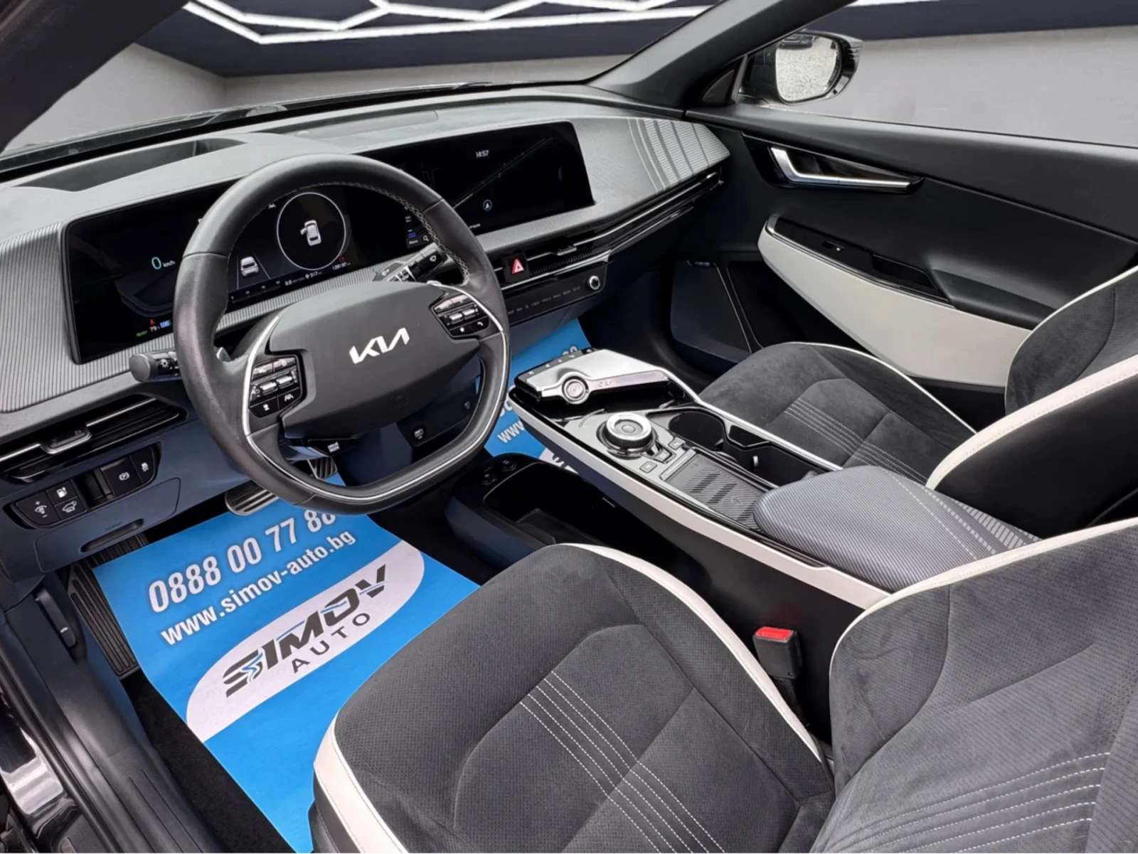 Kia EV6 GT-LINE 77.4KWH RWD ПАНОРАМА ДИСТРОНИК HEAD-UP , снимка 8 - Автомобили и джипове - 54633260