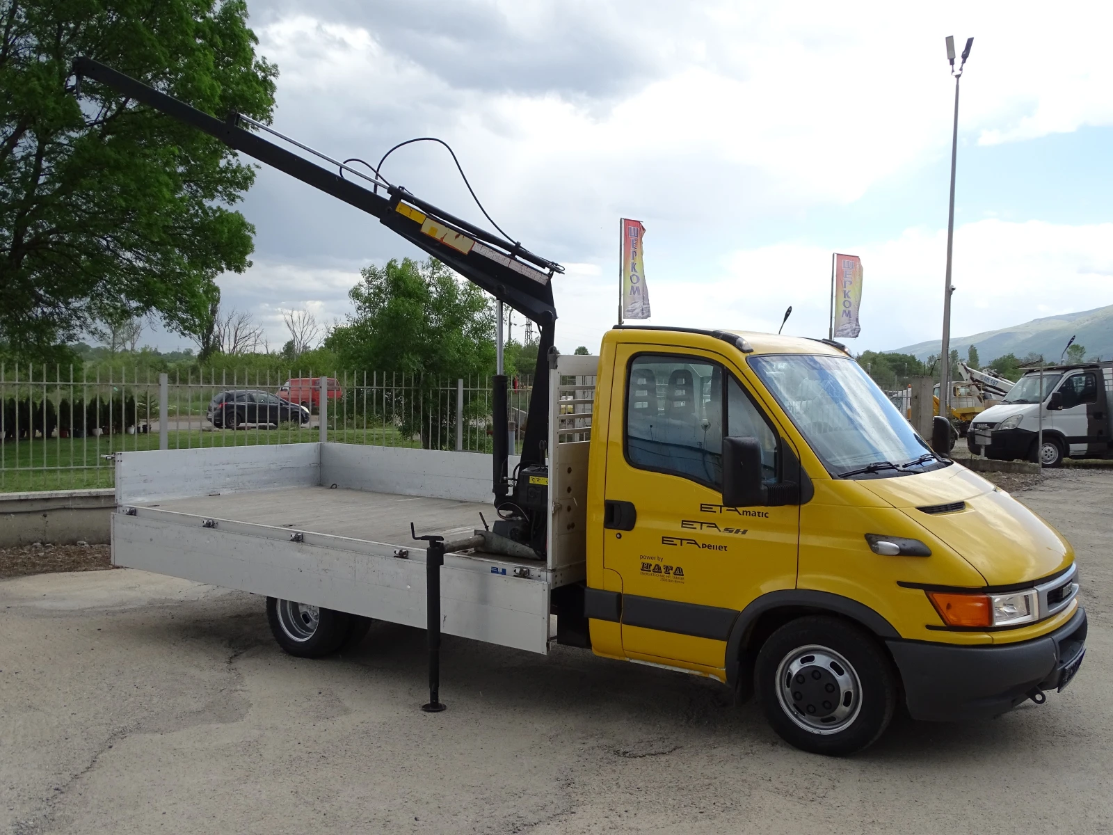 Iveco 35c11 БОРДОВИ С КРАН * * * 1830 кг* * * 