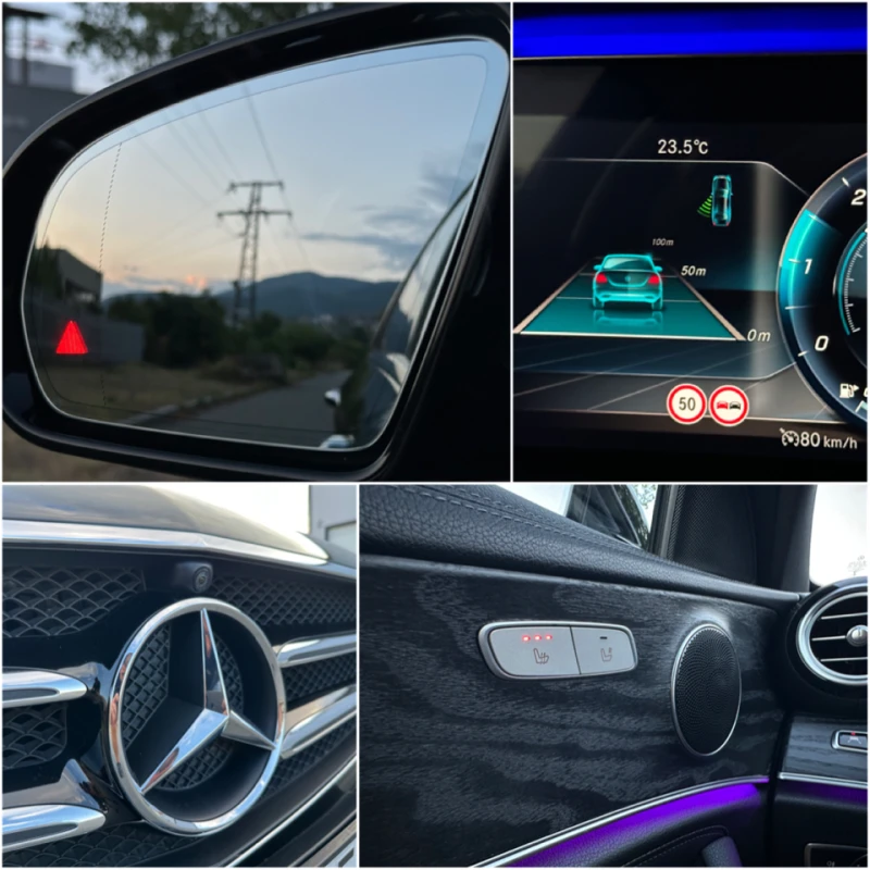 Mercedes-Benz E 220 d AMG PREMIUM 2020г. ПАНОРАМА* 360-КАМ СЕРВ.ИСТОРИ, снимка 14 - Автомобили и джипове - 51261265