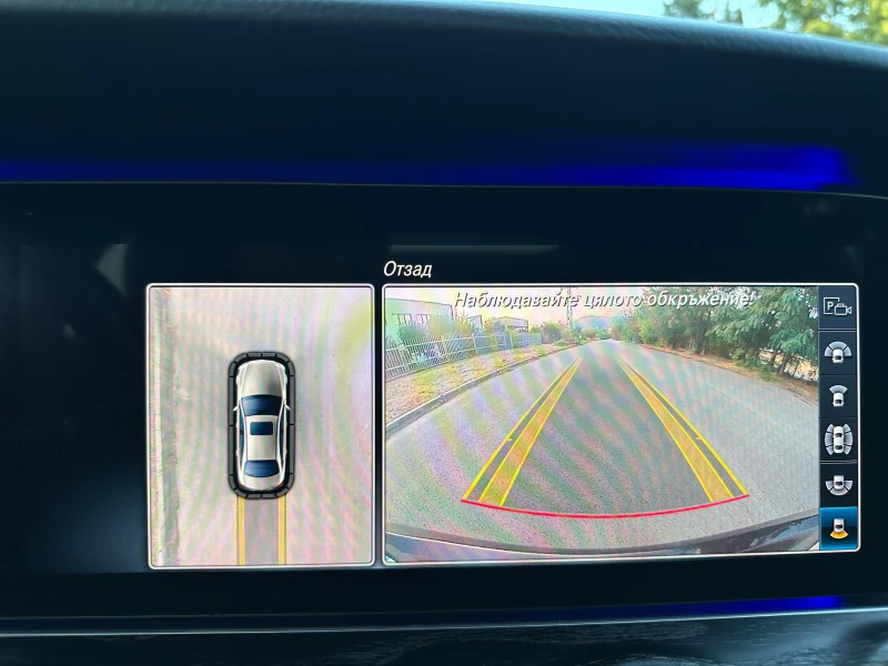 Mercedes-Benz E 220 d AMG PREMIUM 2020г. ПАНОРАМА* 360-КАМ СЕРВ.ИСТОРИ, снимка 13 - Автомобили и джипове - 51261265