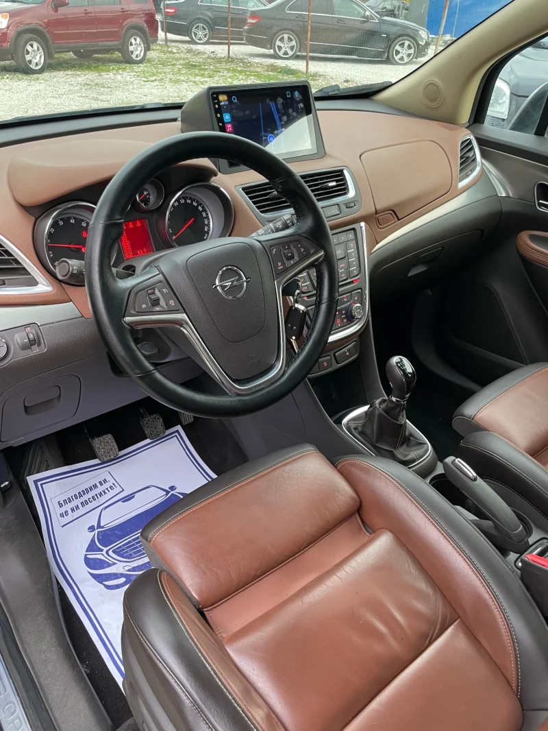 Opel Mokka 1.4 бензин 4х4 кожа нави , снимка 12 - Автомобили и джипове - 52440509