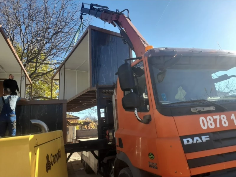 Daf CF кран 11м каросерия 7м, снимка 16 - Камиони - 52383240