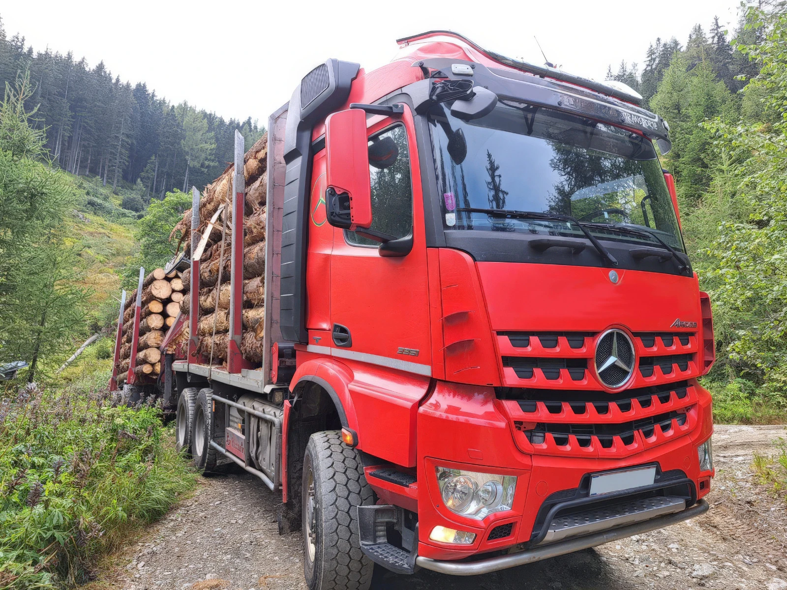 Mercedes-Benz Actros 6x6, На Ресиори, Внос, ,  - изображение 9