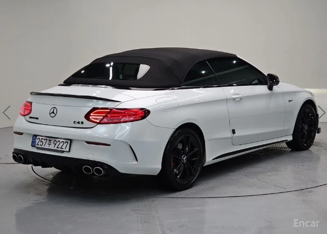 Mercedes-Benz C 43 AMG 4MATIC Cabrio* BURMESTER* ХЕДЪП* ПОДГРЕВ* CARBON* , снимка 3 - Автомобили и джипове - 55523377