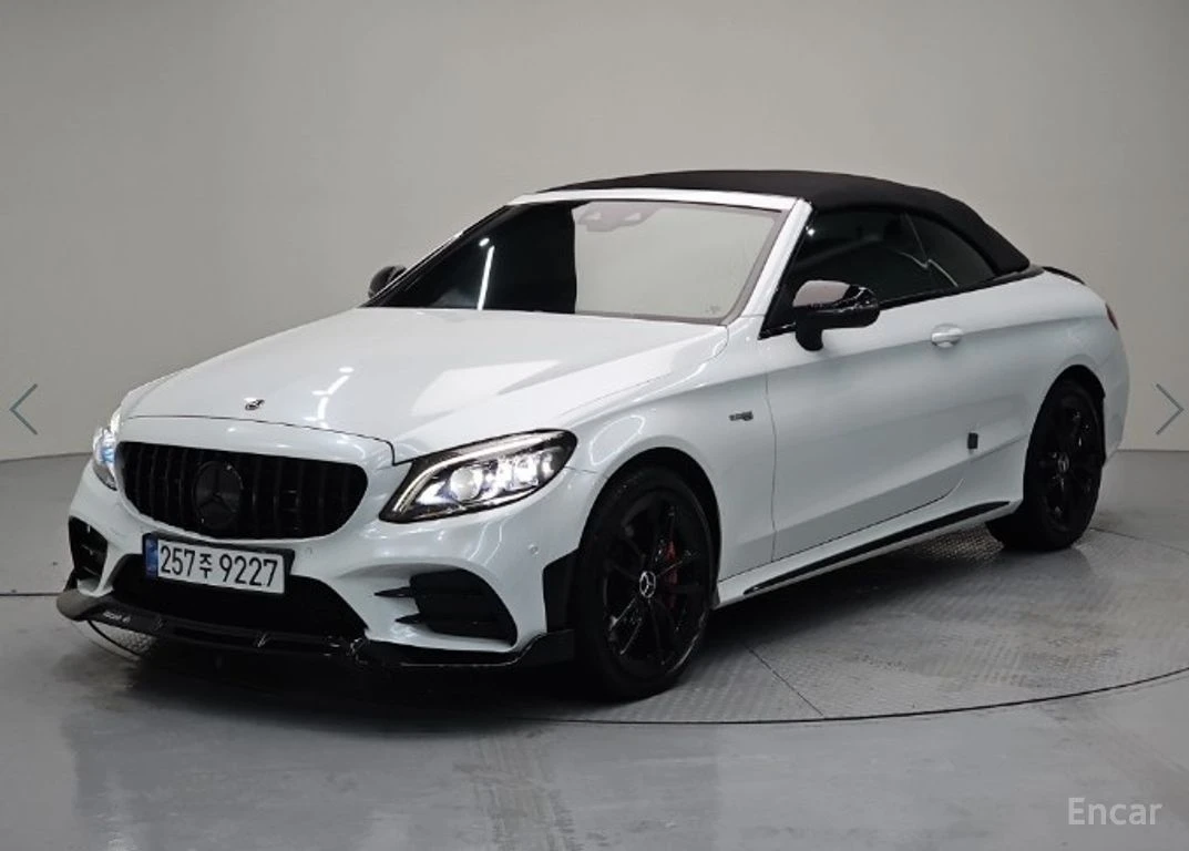 Mercedes-Benz C 43 AMG 4MATIC Cabrio* BURMESTER* ХЕДЪП* ПОДГРЕВ* CARBON* 