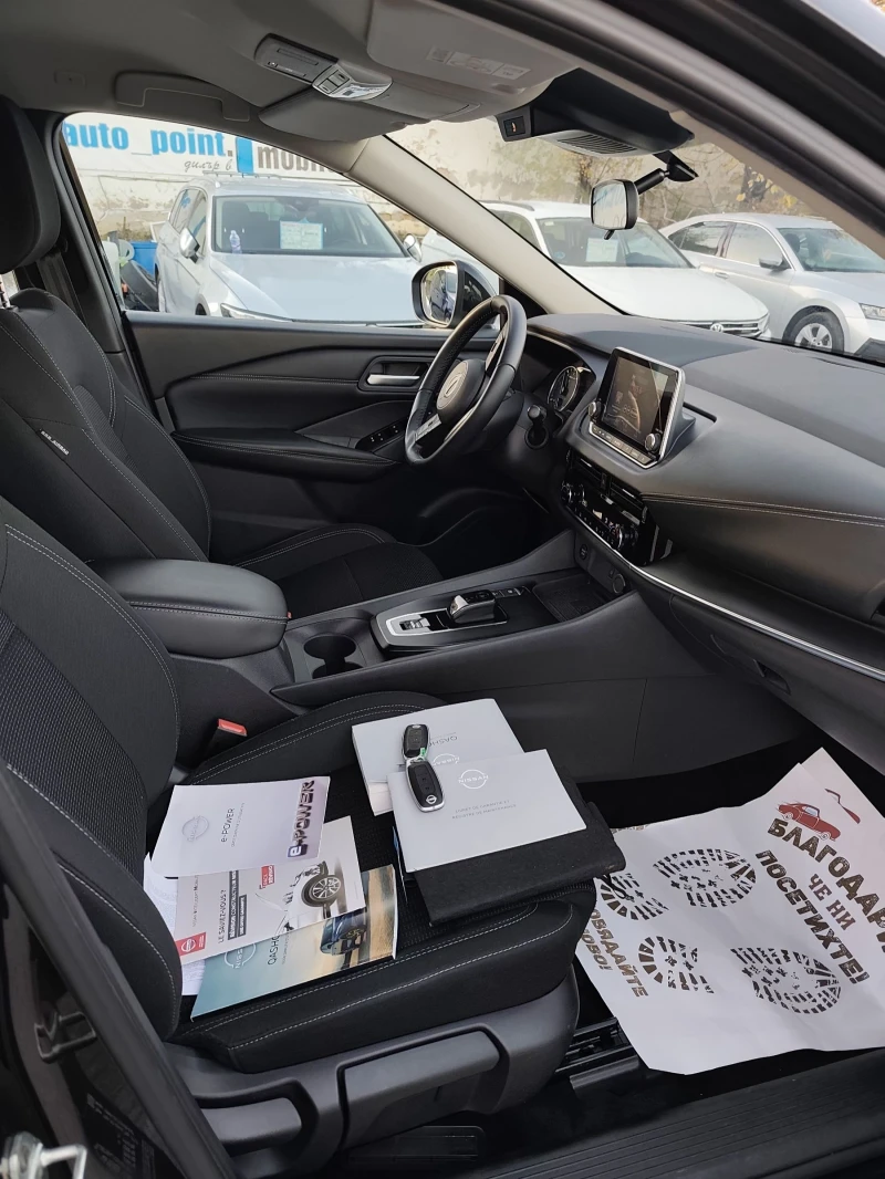 Nissan Qashqai E-POWER * 1.5 HYBRID 190 * ACC * KEYLESS * CAMERA , снимка 16 - Автомобили и джипове - 52433795