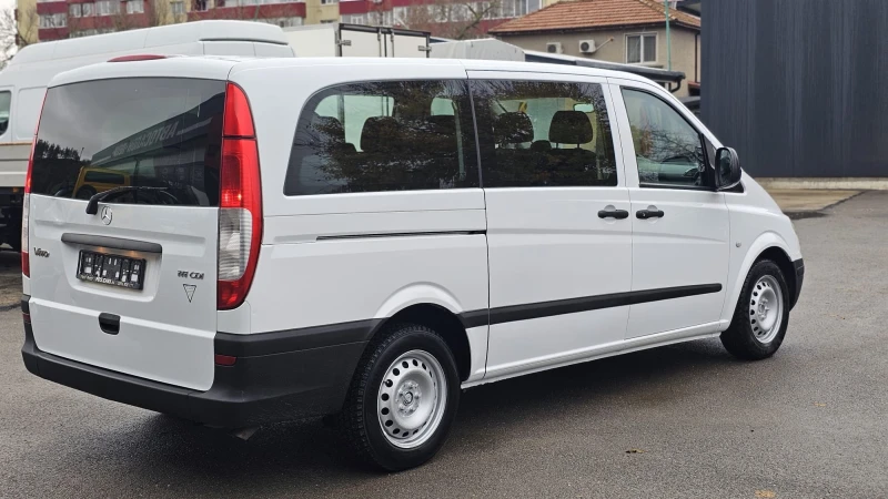 Mercedes-Benz Vito 111 MAXI 2.2CDi 6SP 9МЕСТА-ТОП СЪСТ-ИСТОРИЯ-ЛИЗИНГ, снимка 6 - Бусове и автобуси - 52399403