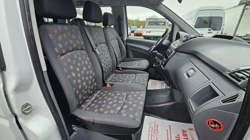Mercedes-Benz Vito 111 MAXI 2.2CDi 6SP 9МЕСТА-ТОП СЪСТ-ИСТОРИЯ-ЛИЗИНГ, снимка 12 - Бусове и автобуси - 52399403