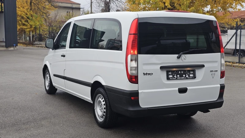 Mercedes-Benz Vito 111 MAXI 2.2CDi 6SP 9МЕСТА-ТОП СЪСТ-ИСТОРИЯ-ЛИЗИНГ, снимка 4 - Бусове и автобуси - 52399403
