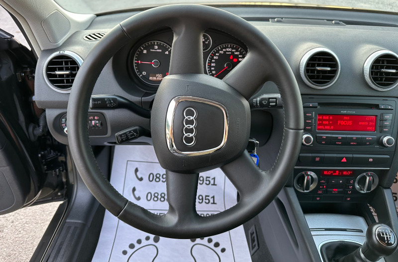 Audi A3 2.0-TDI-NEW-177.000km-ORIGINAL-AVTOPILOT-TOP, снимка 11 - Автомобили и джипове - 46605092