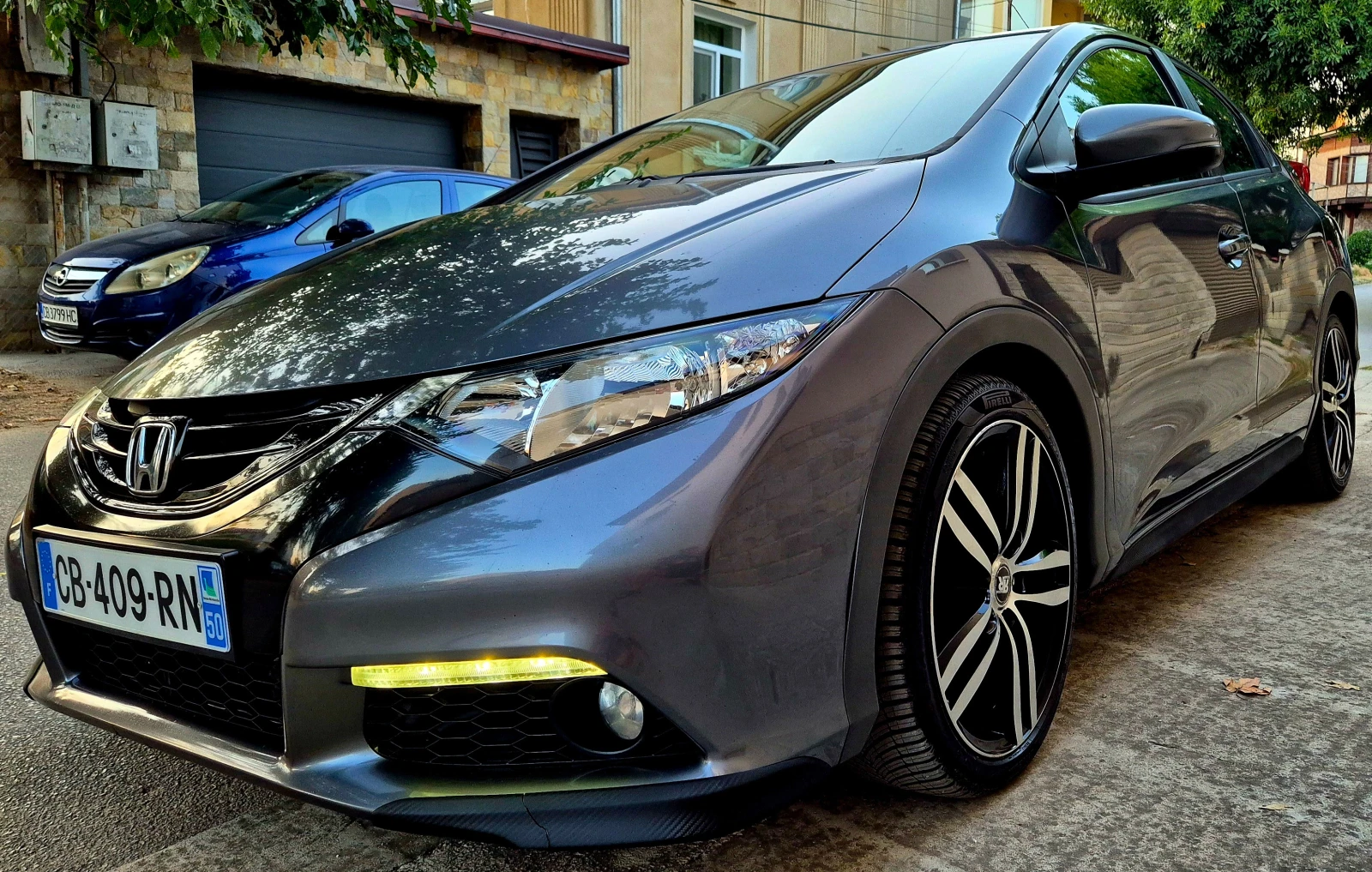 Honda Civic 2.2d-EXECUTIVE- navi-veriga-6скорости-japan , снимка 8 - Автомобили и джипове - 56156405