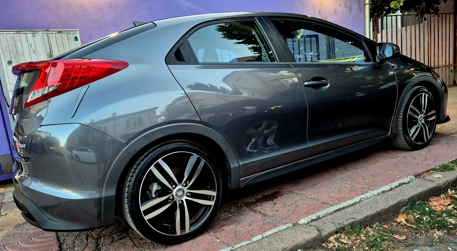 Honda Civic 2.2d-EXECUTIVE- navi-veriga-6скорости-japan , снимка 10 - Автомобили и джипове - 56156405