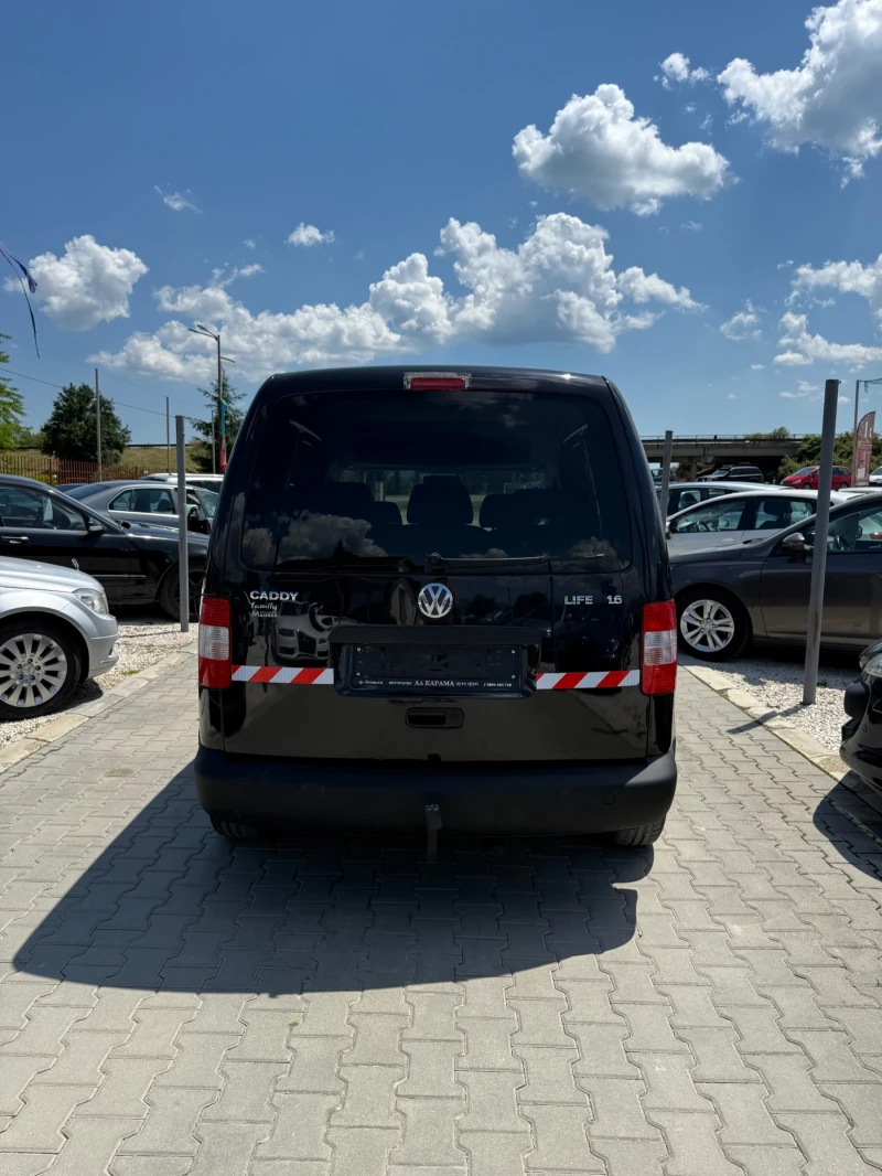 VW Caddy 1.6* Нов внос* Клима* 7места* Бартер* , снимка 8 - Автомобили и джипове - 50546616