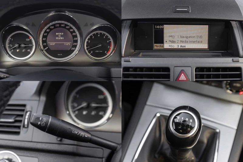 Mercedes-Benz C 180 авангард* мултимедия* темпомат, снимка 6 - Автомобили и джипове - 52912952