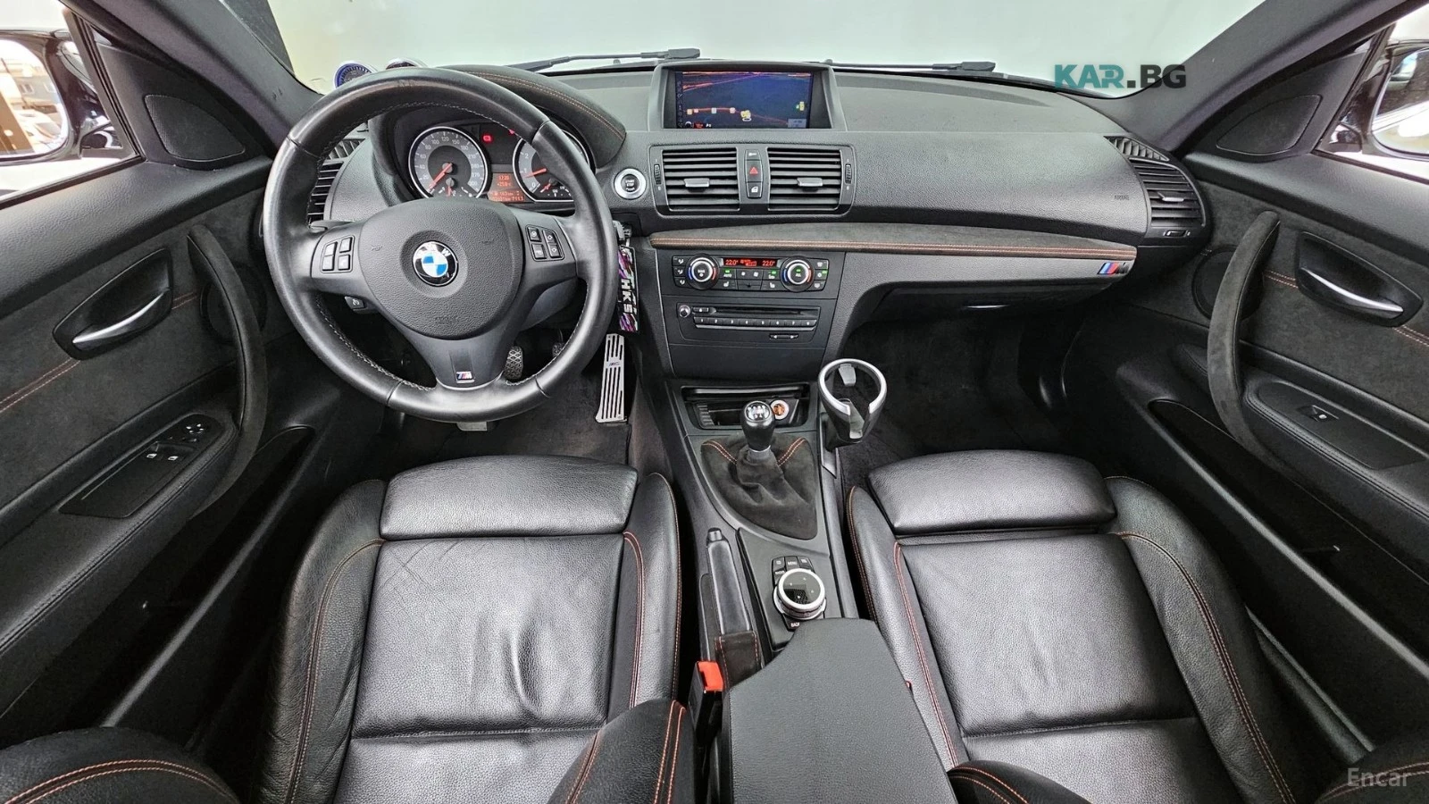 BMW 1M * РЪЧКА* КОЖА* ПОДГРЕВ* CARBON* , снимка 7 - Автомобили и джипове - 54854480