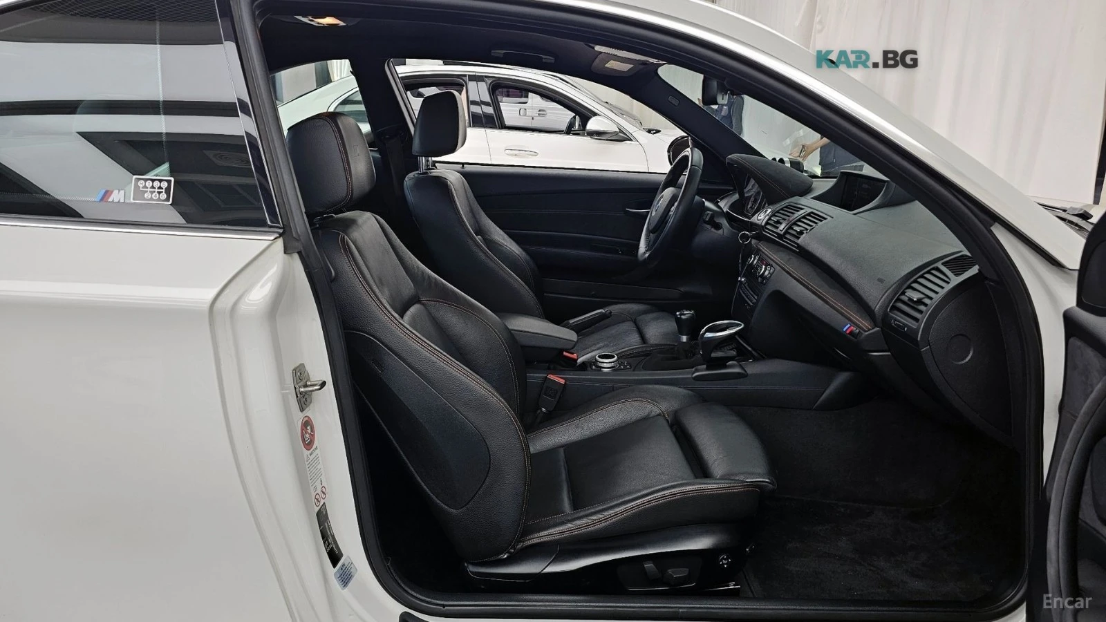 BMW 1M * РЪЧКА* КОЖА* ПОДГРЕВ* CARBON* , снимка 11 - Автомобили и джипове - 54854480