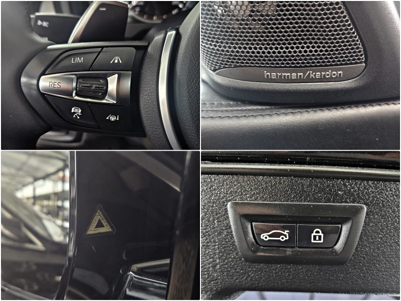 BMW X6 M/4.0XD/LED/DISTR/HUD/360CAM/ВАКУУМ/ПОДГРЕВ/LIZING, снимка 13 - Автомобили и джипове - 53188295