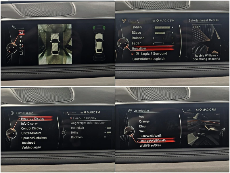 BMW X6 M/4.0XD/LED/DISTR/HUD/360CAM/ВАКУУМ/ПОДГРЕВ/LIZING, снимка 14 - Автомобили и джипове - 53188295