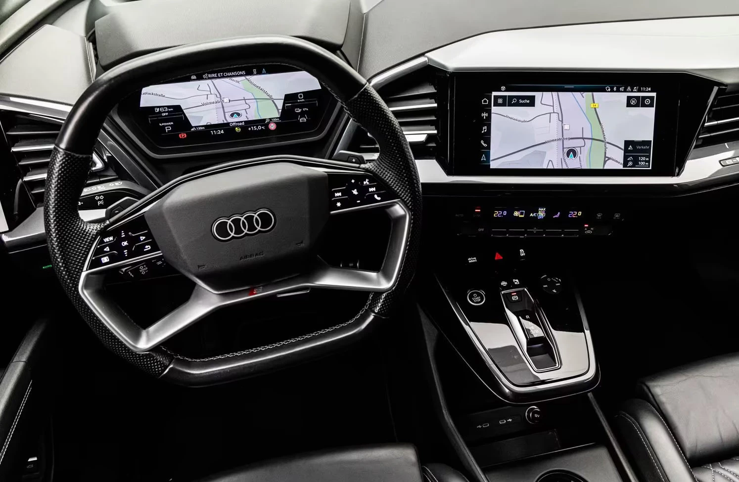 Audi Q4 40e-TRON/204HP/SPORTBACK/2xS-LINE/HUD/MEMO/918g, снимка 12 - Автомобили и джипове - 53824993