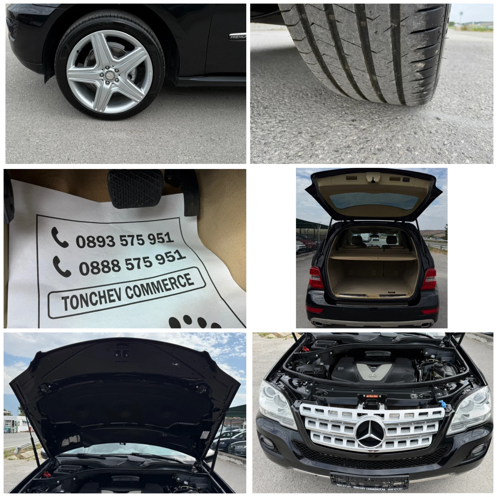Mercedes-Benz ML 350 350-cdi-FACE LIFT-КАТО ЧИСТО НОВ-ЛЮК-НОВИ ГУМИ, снимка 17 - Автомобили и джипове - 56043651