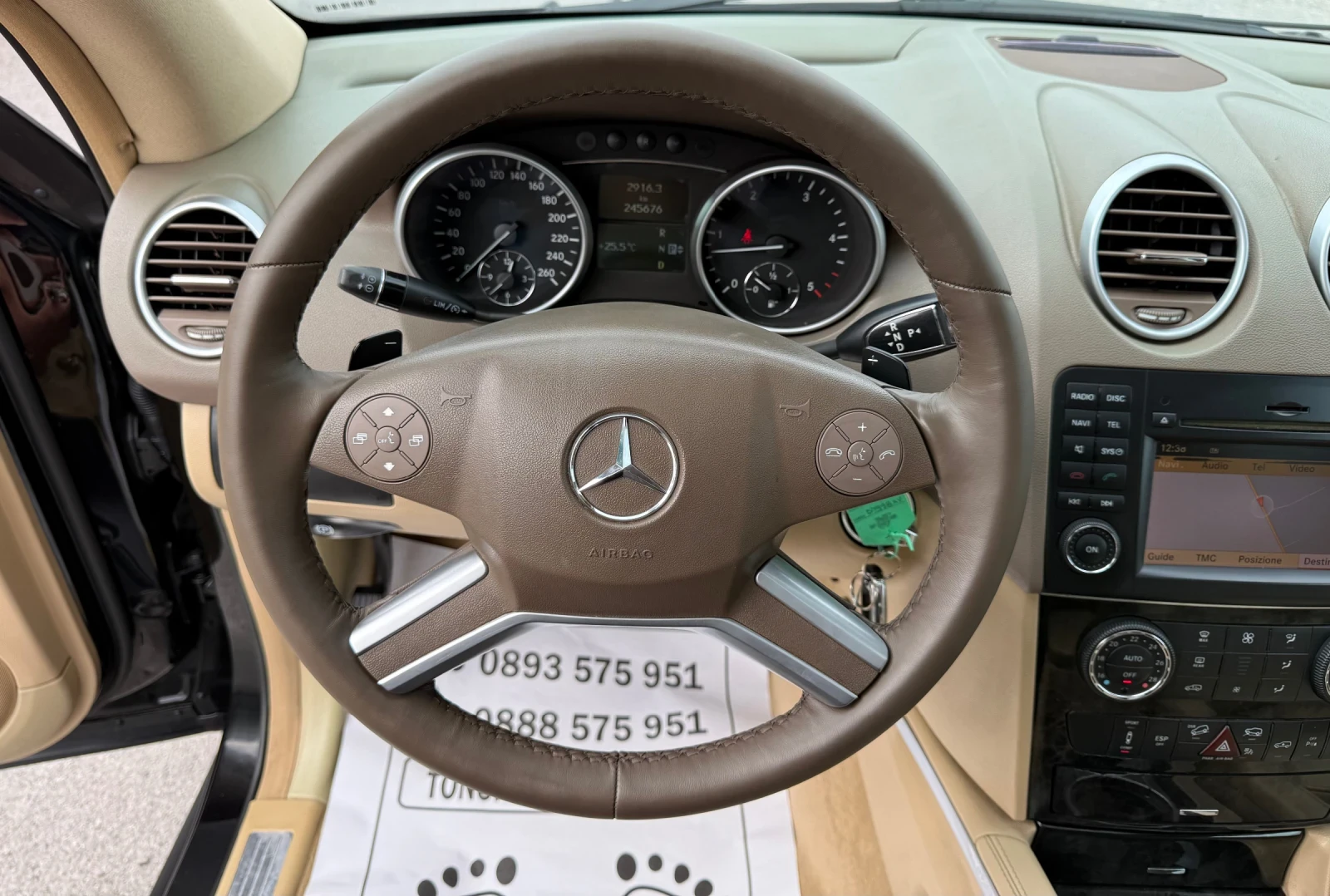 Mercedes-Benz ML 350 350-cdi-FACE LIFT-КАТО ЧИСТО НОВ-ЛЮК-НОВИ ГУМИ, снимка 8 - Автомобили и джипове - 56043651
