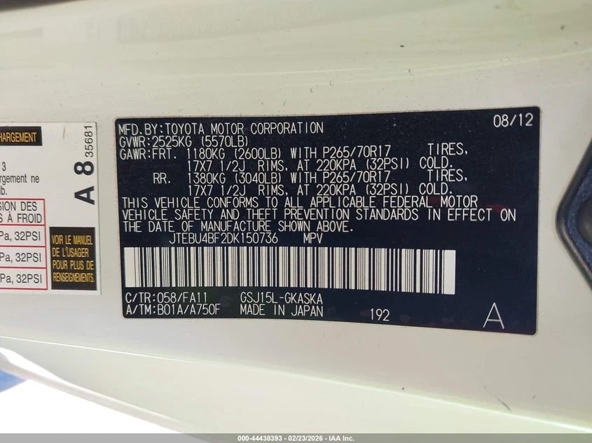 Toyota Fj cruiser 4.0l, снимка 9 - Автомобили и джипове - 53941329