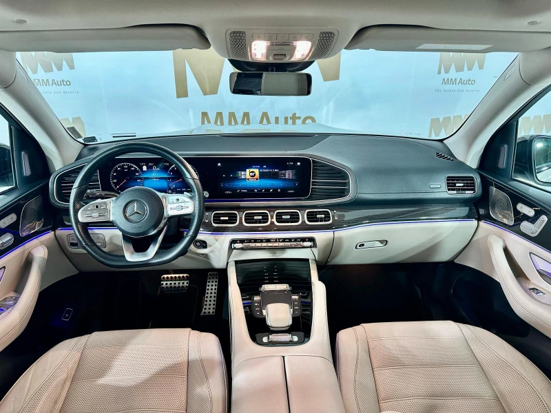 Mercedes-Benz GLS 450 AMG* 4Matic* Burmester* Pano* DistronicPLUS, снимка 8 - Автомобили и джипове - 49862692