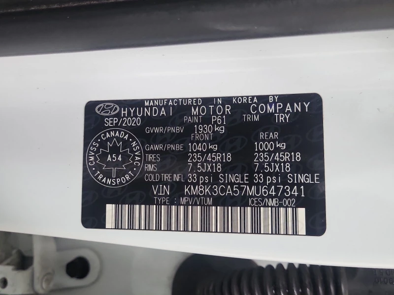 Hyundai Kona LIMITED EDITION  CARFAX, снимка 15 - Автомобили и джипове - 53595488