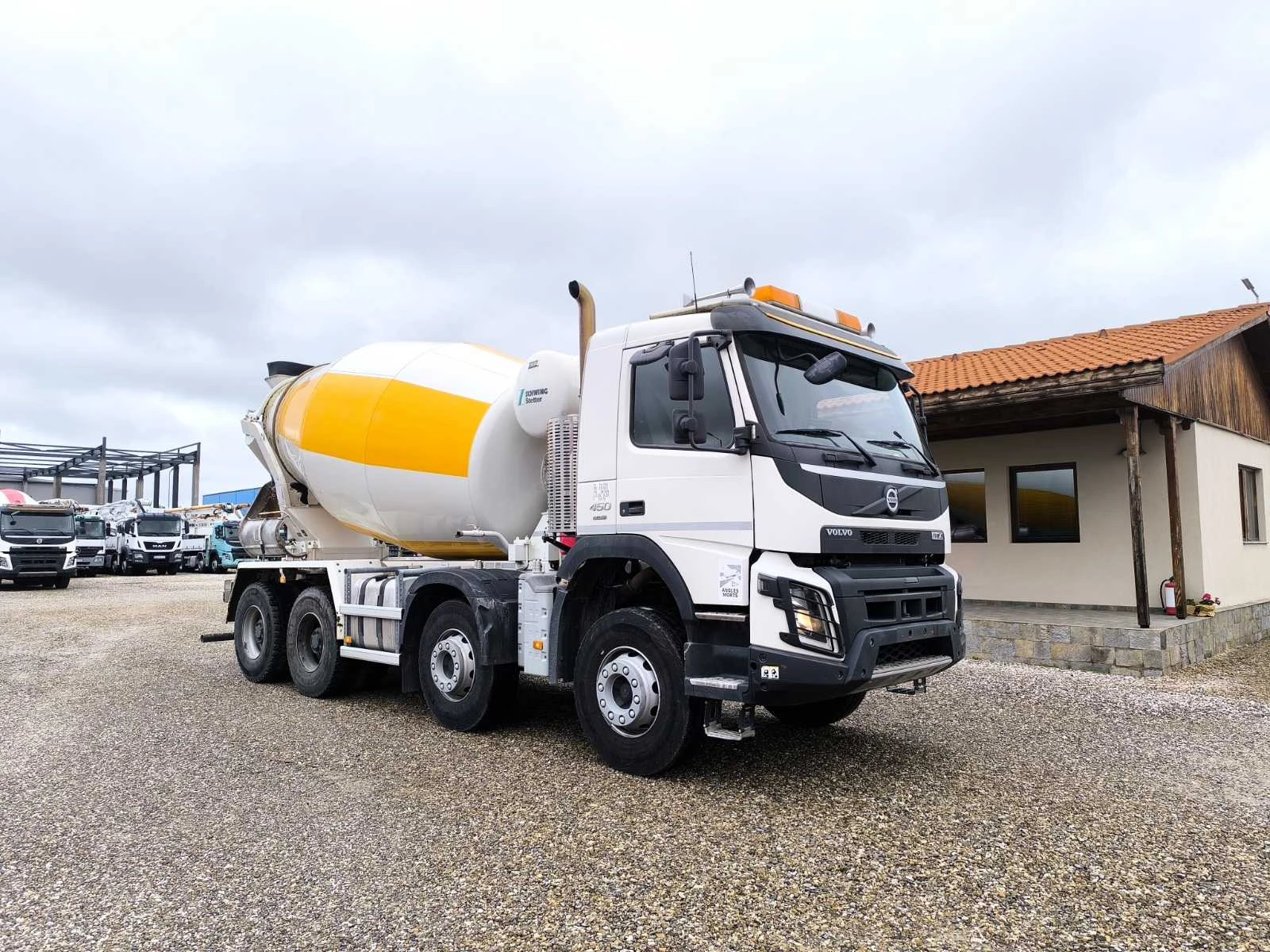 Бетон миксер Volvo FMX 450 STETTER 9M3, снимка 1