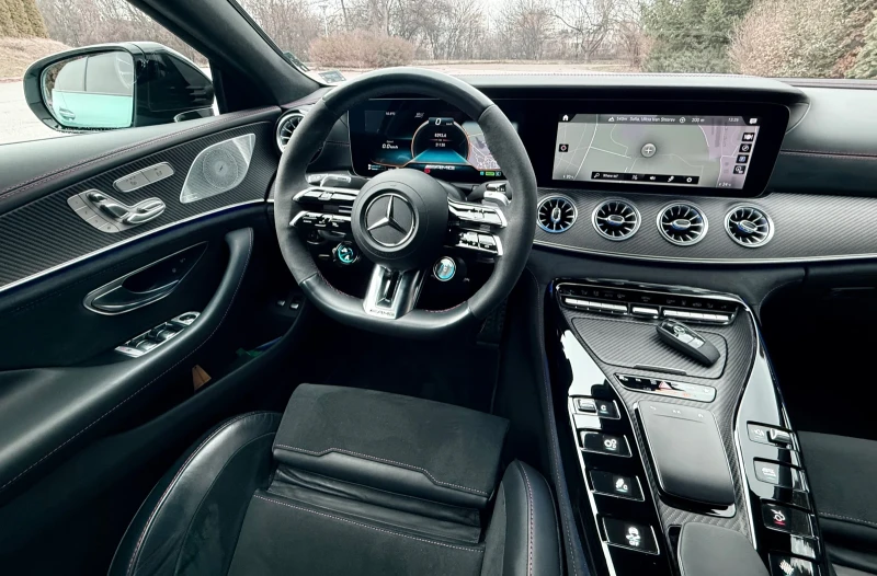 Mercedes-Benz AMG GT 63 S E-Perf/Ceramic/Exclusive/Burmaster/Гаранция, снимка 9 - Автомобили и джипове - 52999671