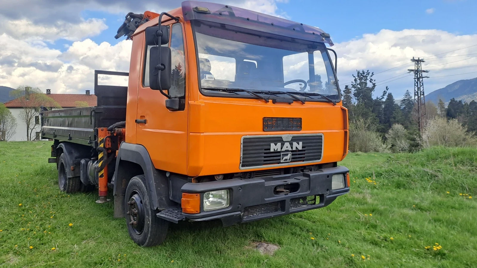 Man 8.163 10163Сам с кран - изображение 2