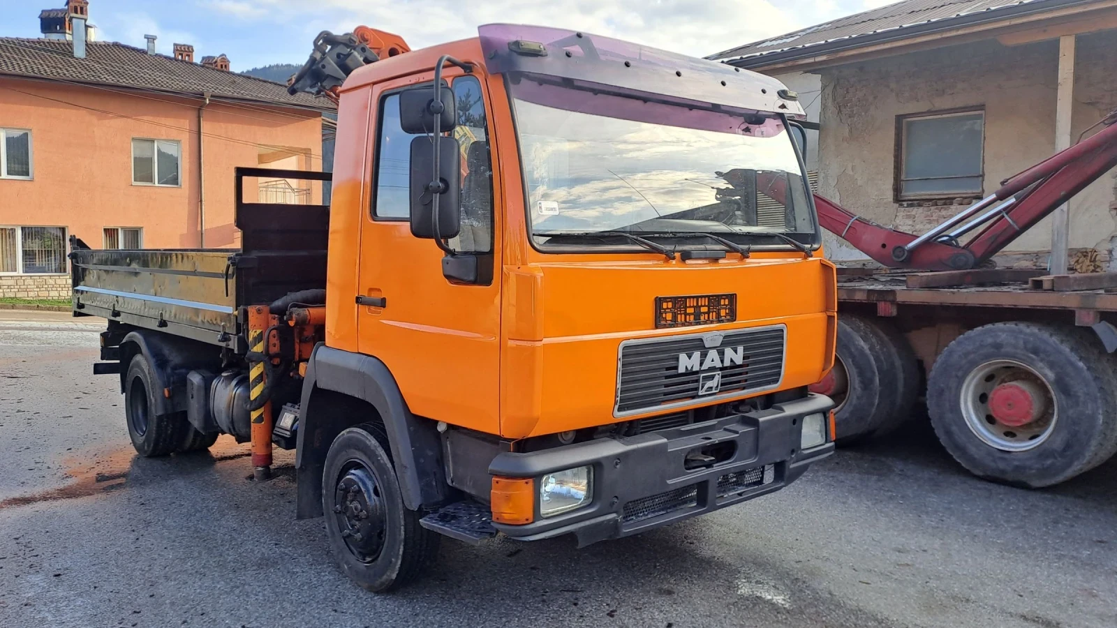 Man 8.163 10163Сам с кран - изображение 3