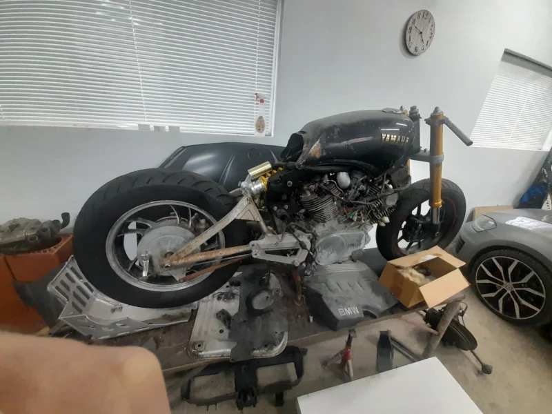 Yamaha Virago Cafe Racer проект, снимка 15 - Мотоциклети и мототехника - 52886281