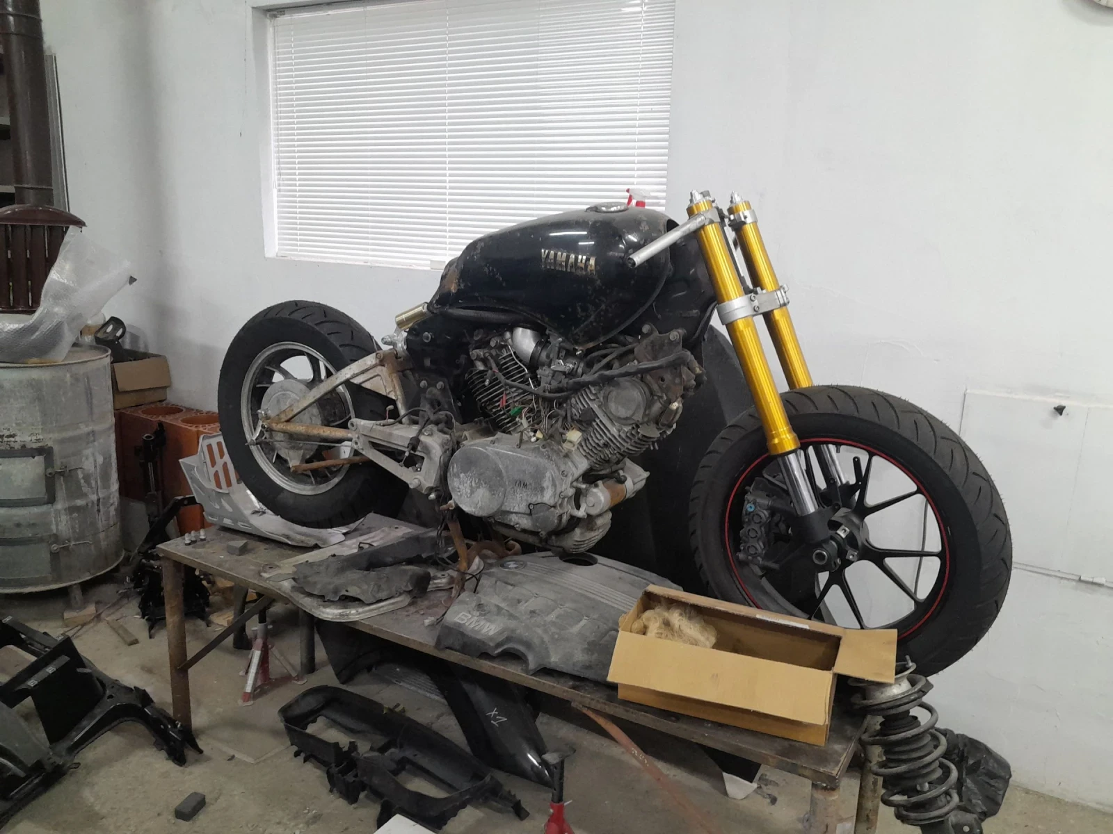 Yamaha Virago Cafe Racer проект, снимка 1