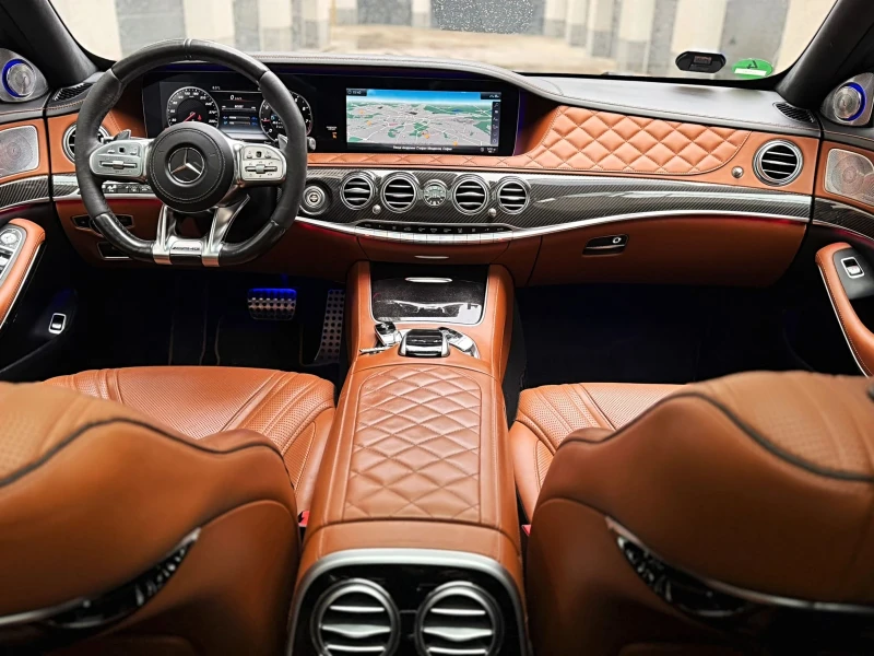 Mercedes-Benz S 63 AMG Mercedes S63 AMG Chauffeur* DESIGNO* CARBON* 3xTV*, снимка 14 - Автомобили и джипове - 53287170