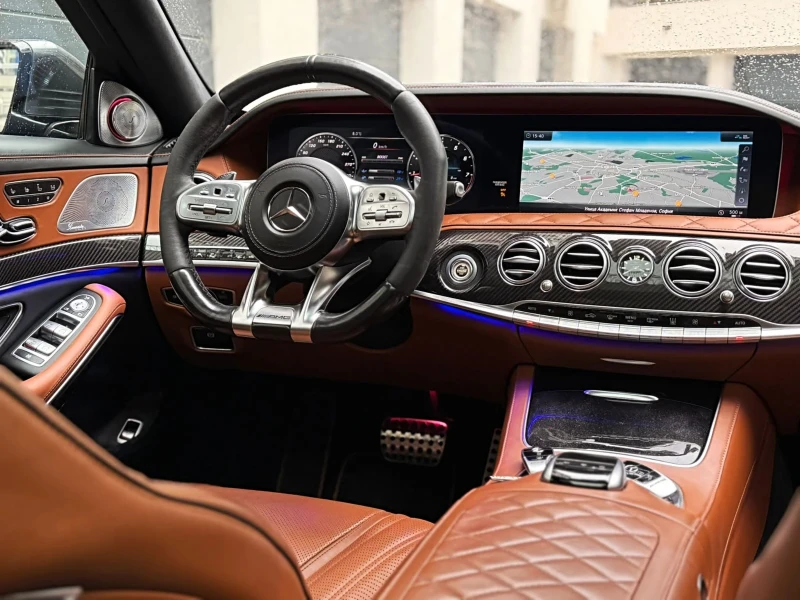 Mercedes-Benz S 63 AMG Mercedes S63 AMG Chauffeur* DESIGNO* CARBON* 3xTV*, снимка 17 - Автомобили и джипове - 53287170