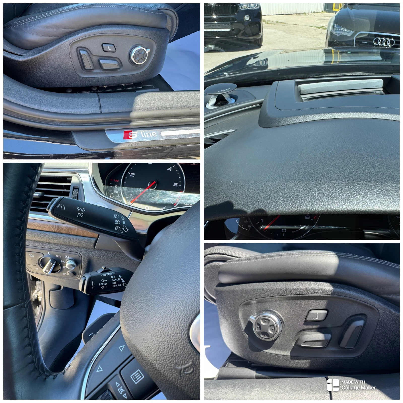 Audi A6 BiTDI-313 S-Line ПАНОРАМА ACC HUD МАСАЖИ ОБДУХВАНЕ, снимка 13 - Автомобили и джипове - 54555597