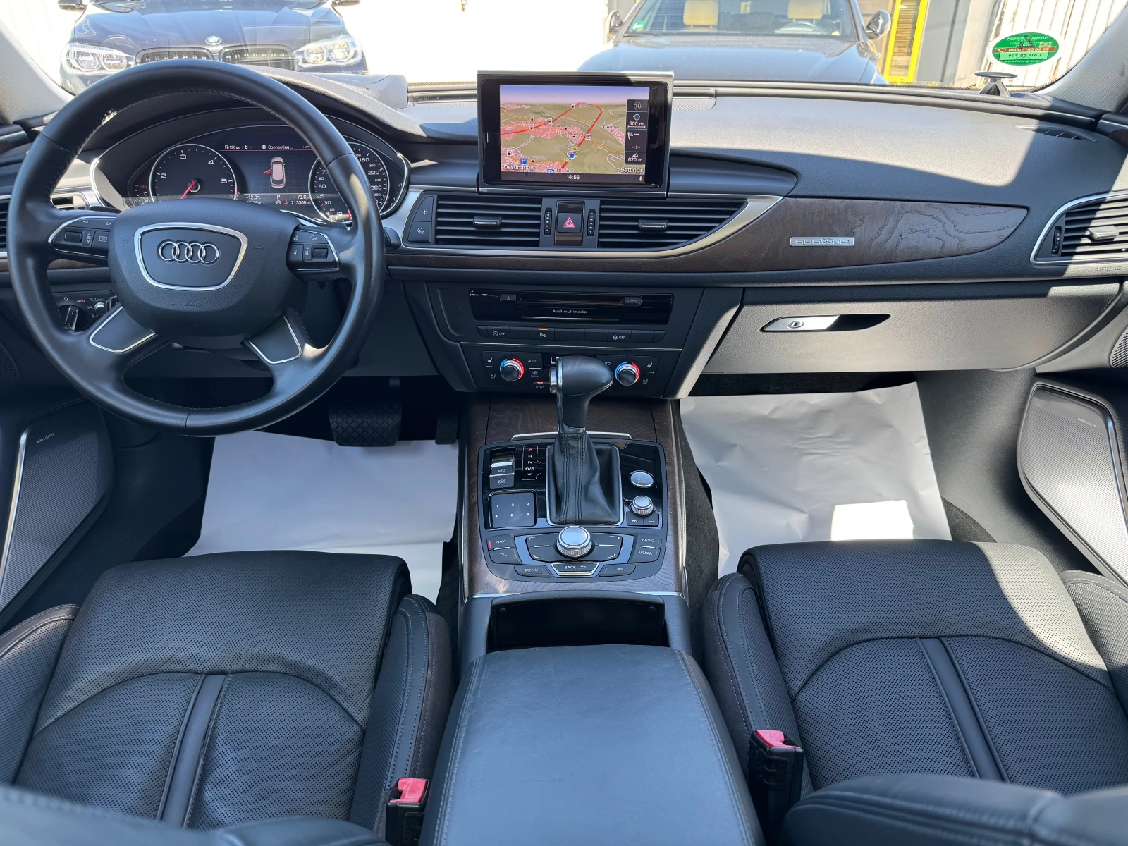 Audi A6 BiTDI-313 S-Line ПАНОРАМА ACC HUD МАСАЖИ ОБДУХВАНЕ, снимка 10 - Автомобили и джипове - 54555597