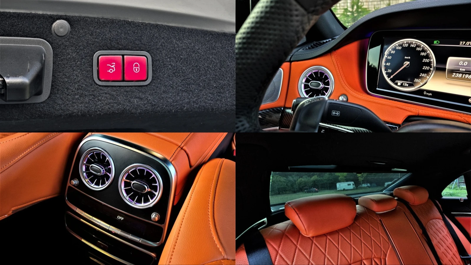Mercedes-Benz S 350 AMG PK* HERMES* DIS* SOFT-CLOSE* ОБДУХ* КРАЙНА ЦЕН, снимка 17 - Автомобили и джипове - 55328786