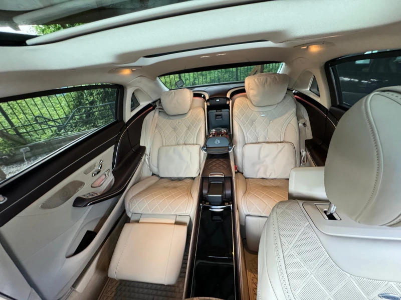 Mercedes-Benz S 560 MAYBACH, DESIGNO, 4MATIC, 3XTV, FULL, снимка 11 - Автомобили и джипове - 50219087
