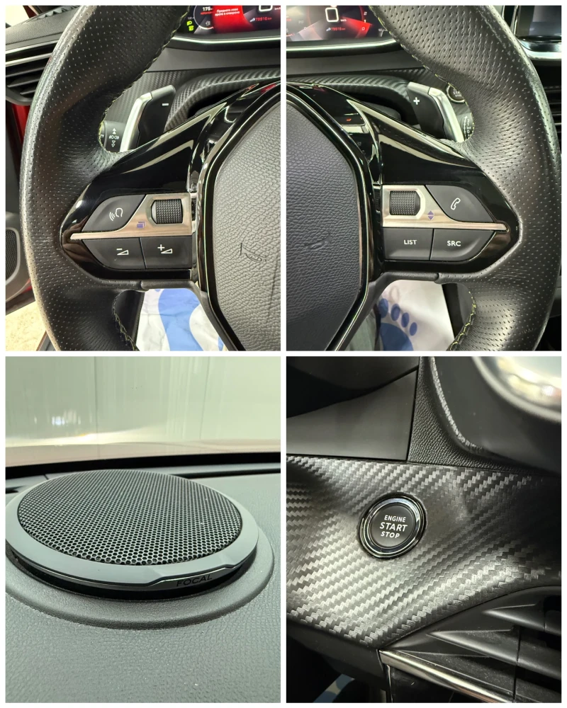 Peugeot 2008 1.2 GT Line/155к.с/ОБСЛУЖЕН/PANORAMA/360/ЛИЗИНГ/, снимка 14 - Автомобили и джипове - 52697775