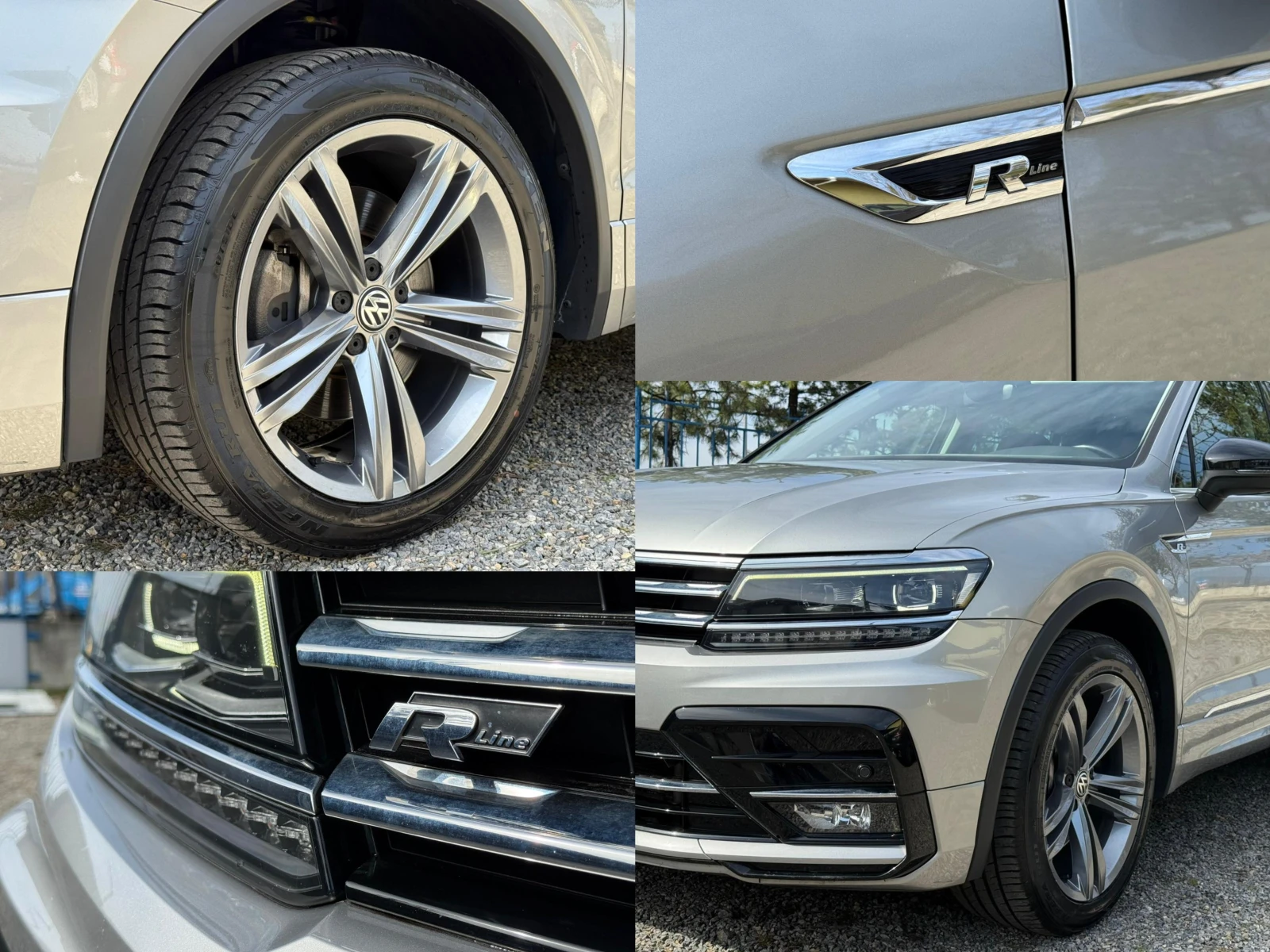VW Tiguan R-Line 240HP 4X4 2, 0TDi НАПЪЛНО ОБЛУЖЕН - изображение 9