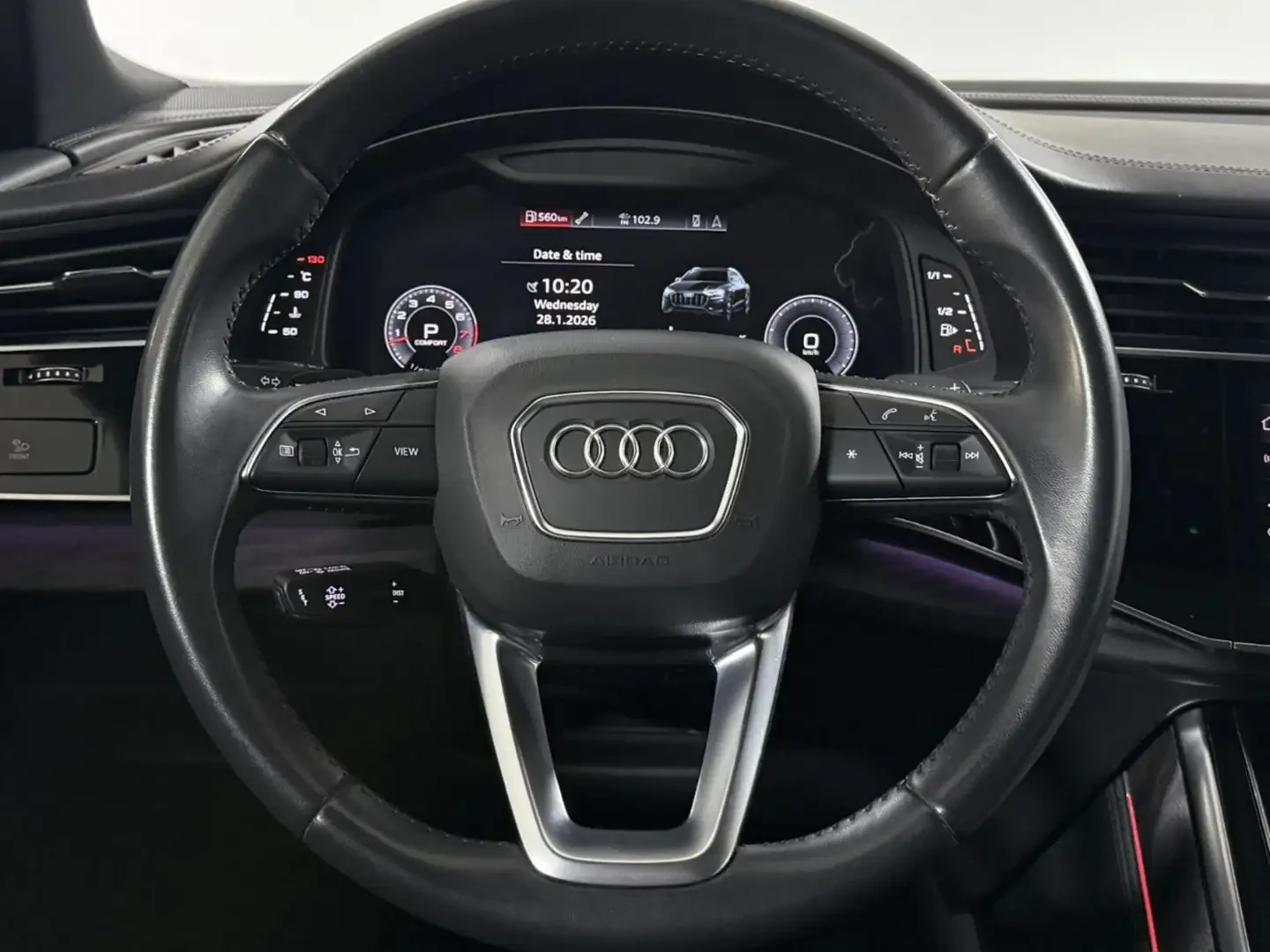 Audi Q8 55TFSI TECHNIK/PANORAMA/360CAM/ОБДУХ/ПОДГРЕВ, снимка 10 - Автомобили и джипове - 55237433