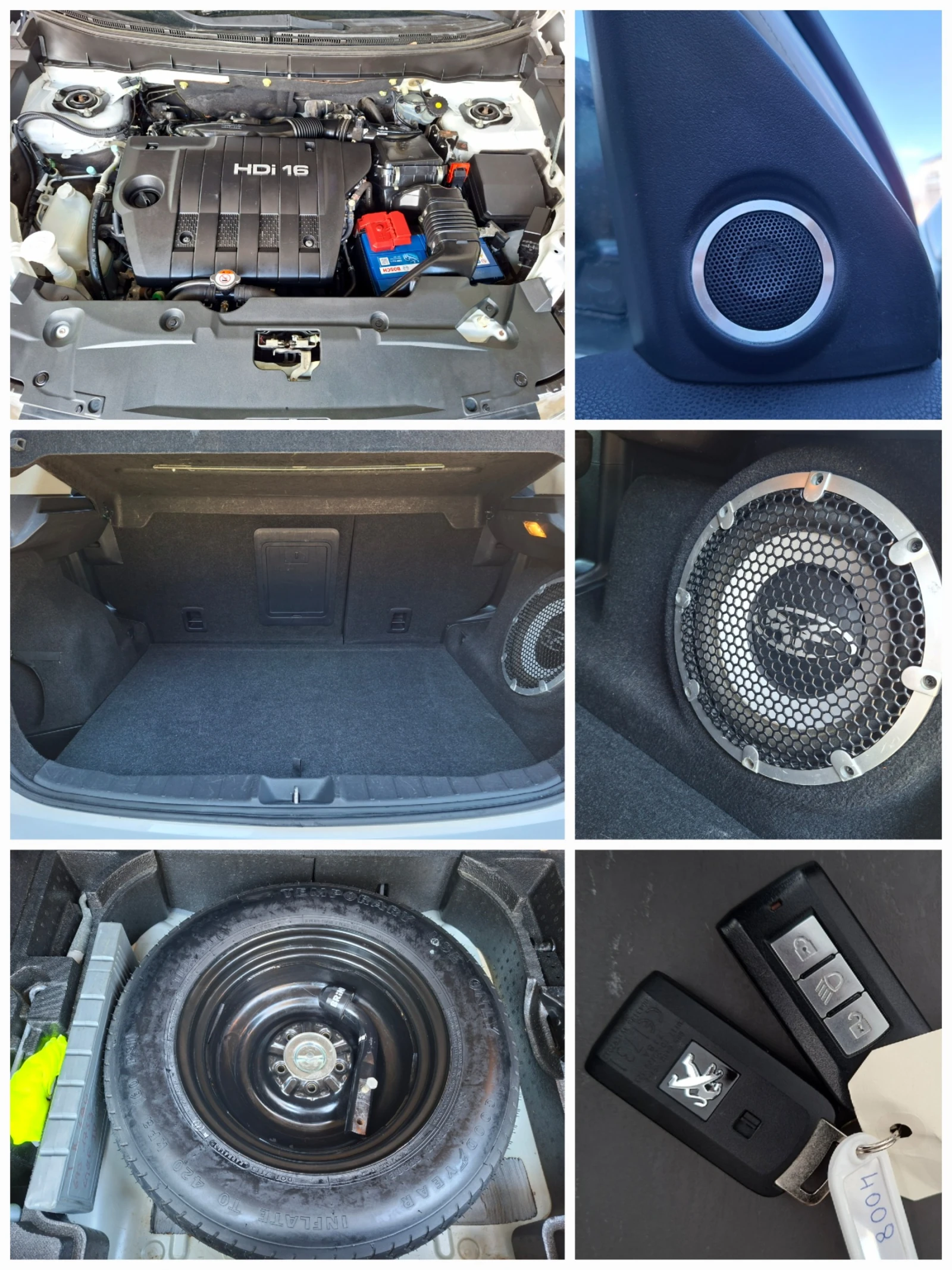 Peugeot 4008 1.8HDi 4x4 ПАНОРАМА* НАВИ* КОЖА* ПОДГ/ОБДУХ* XENON, снимка 14 - Автомобили и джипове - 54123062