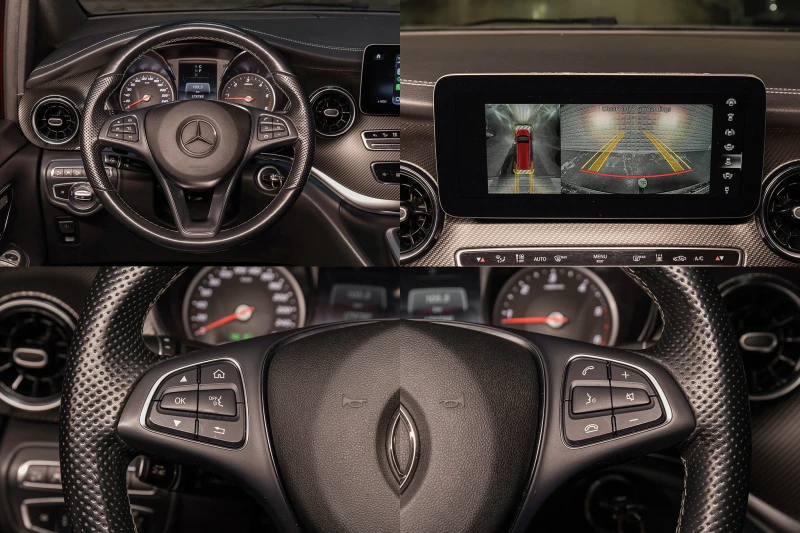 Mercedes-Benz V 300 AMG* 4MATIC* 9G-TRONIC* LONG * Distronic * Apple C, снимка 15 - Автомобили и джипове - 52627189