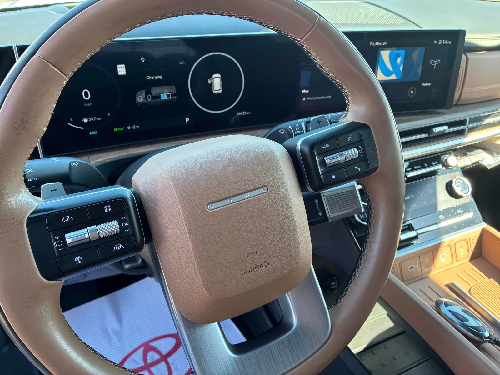 Hyundai Santa fe HYBRID * * CARFAX * * АВТО КРЕДИТ * * , снимка 7 - Автомобили и джипове - 54070415