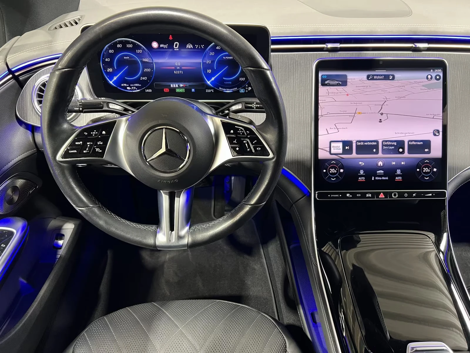 Mercedes-Benz EQE 350+ /AMG/306HP/NIGHT/PREMIUM/360/СЕРТИФ. БАТ/264h, снимка 10 - Автомобили и джипове - 54997348