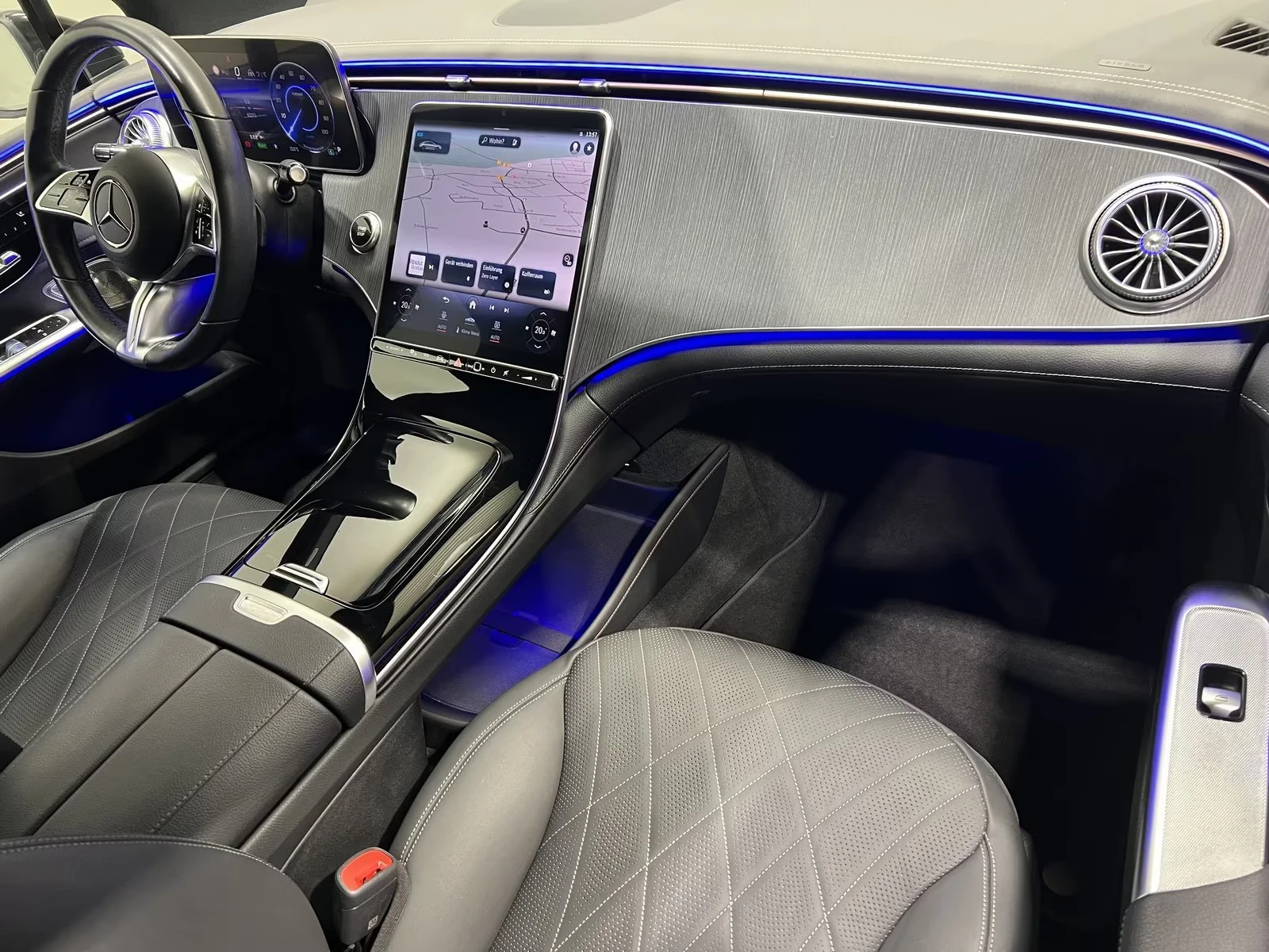 Mercedes-Benz EQE 350+ /AMG/306HP/NIGHT/PREMIUM/360/СЕРТИФ. БАТ/264h, снимка 11 - Автомобили и джипове - 54997348