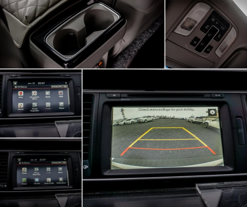 Kia Carnival 2.2CRDI-4WD-ПЕРФЕКТНА-6М.ГАР.РЕАЛНИ КМ., снимка 14 - Автомобили и джипове - 53244573