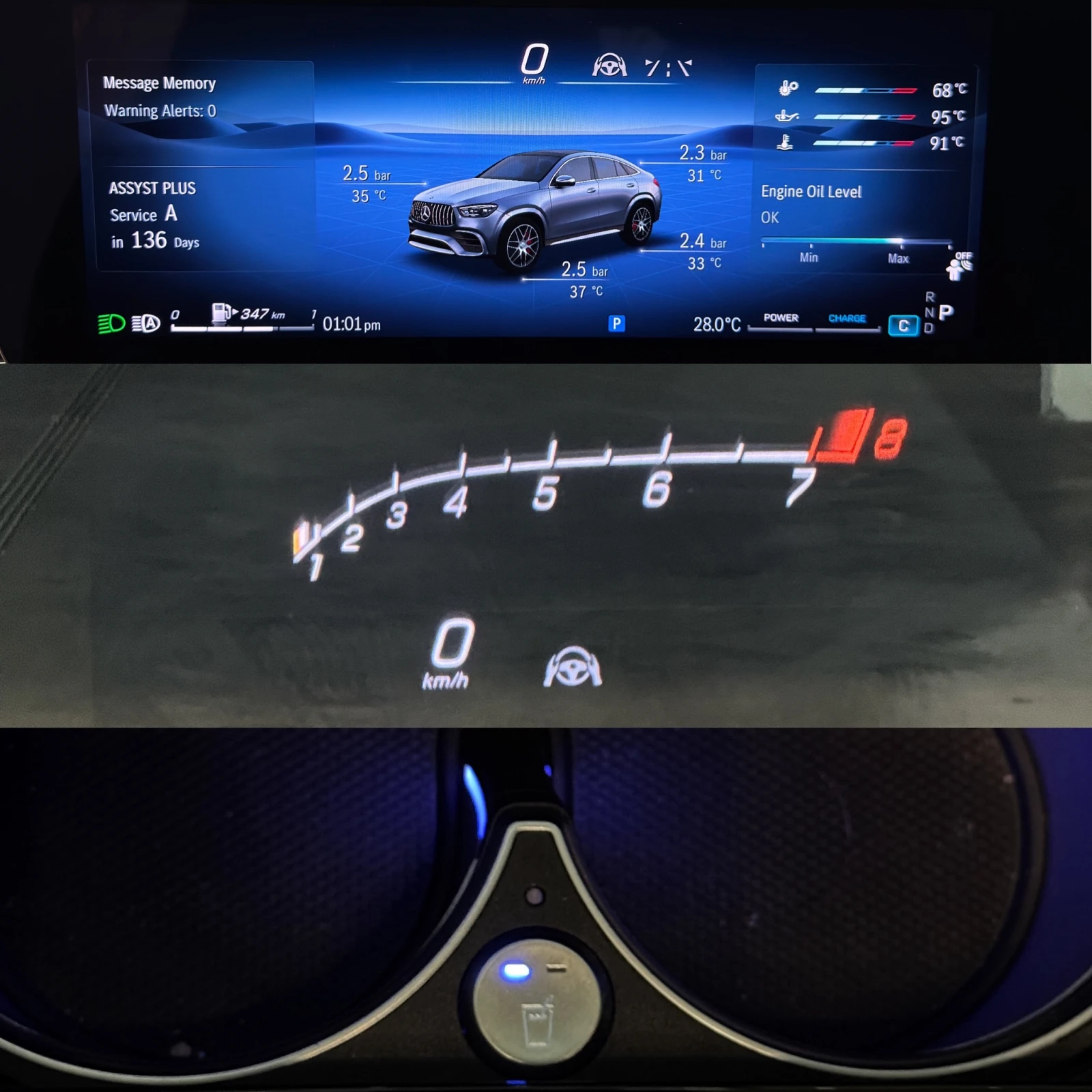 Mercedes-Benz GLE 63 S AMG COUPE/CARBON/DISTRONIC/PANO/BURM/360 CAMERA, снимка 6 - Автомобили и джипове - 55492817